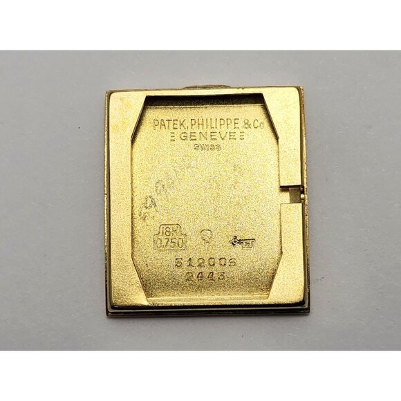 Vintage Patek Philippe 2443 Watch w/ Bold Lugs Circa 1950s 18k Gold 40mm x 26mm - Picture 16 of 16